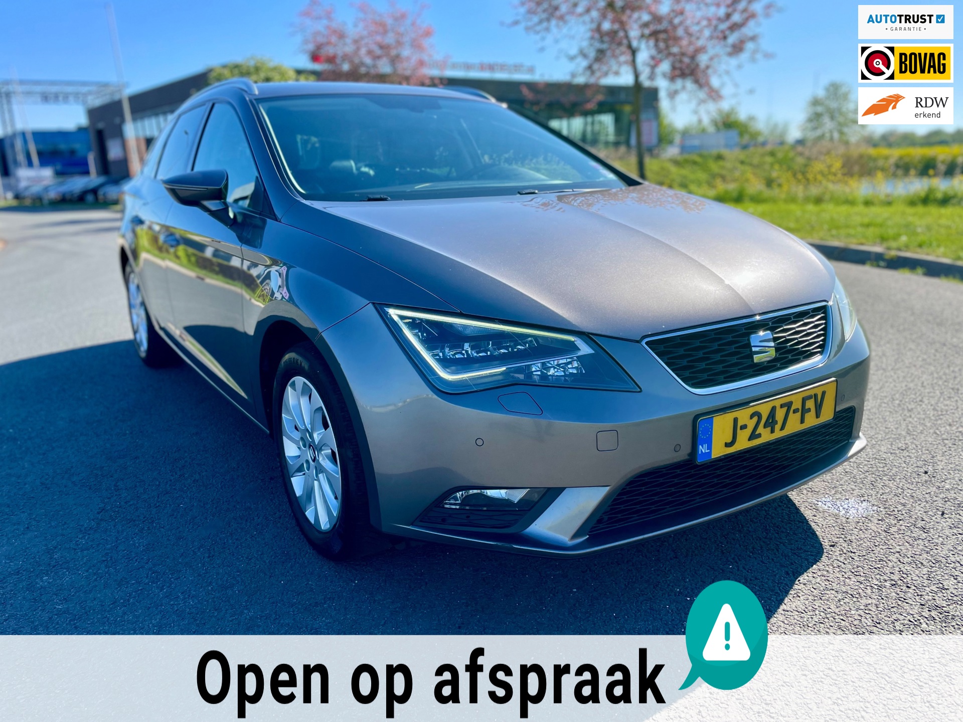 Seat Leon ST 1.2 TSI Style, Trekhaak, Stoelverw, Cruise/Climate control, Pdc, Carplay, LED, Leder/Alcantara, Lmv, Goed oh!