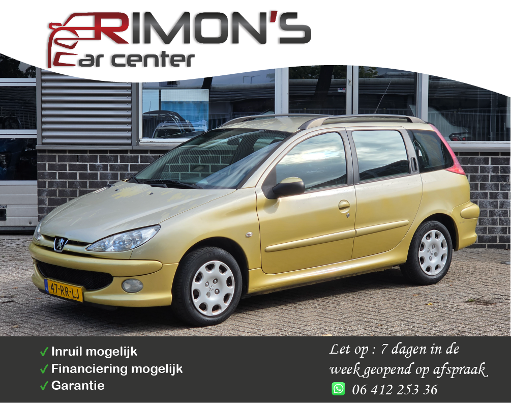 Peugeot 206 1.4 Air-line 2 Apk Tm 01-2027