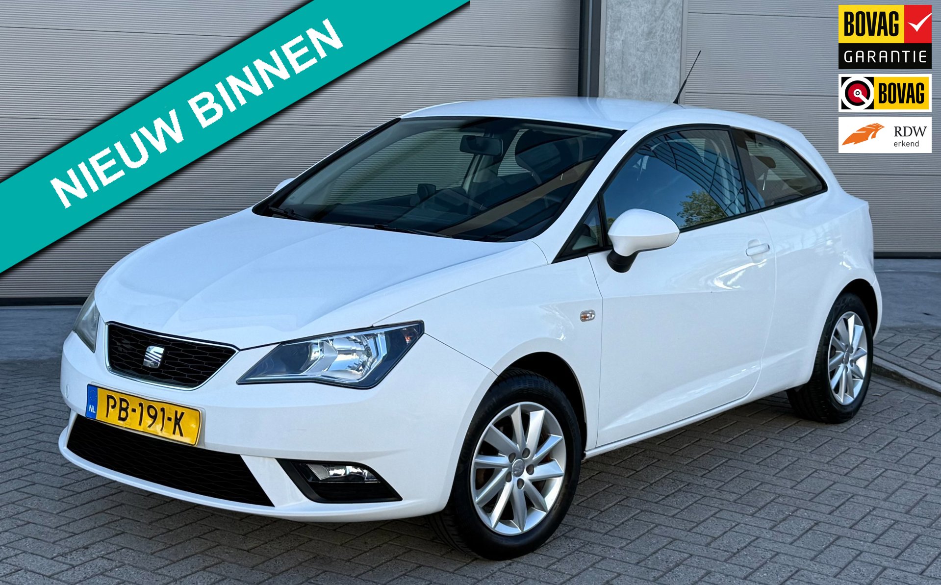 Seat Ibiza 1.2 Style Wit 2012 NAP|APK|PDC|NAVI|CRUISE
