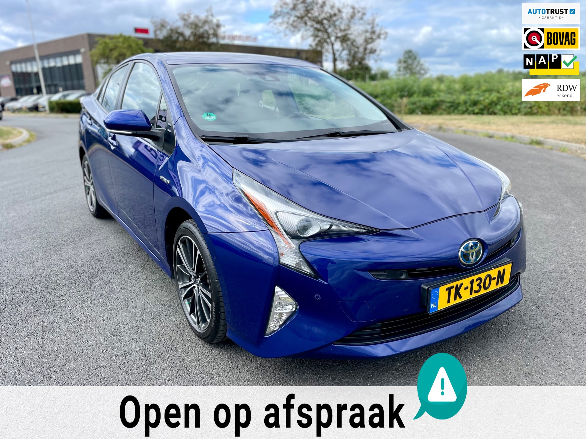 Toyota Prius 1.8 Executive, Aut, Acc, Cam, Navi, Lmv, HU display, LED, Stoelverw, Dodehoek det, Geen import, Nap, Volledig oh!