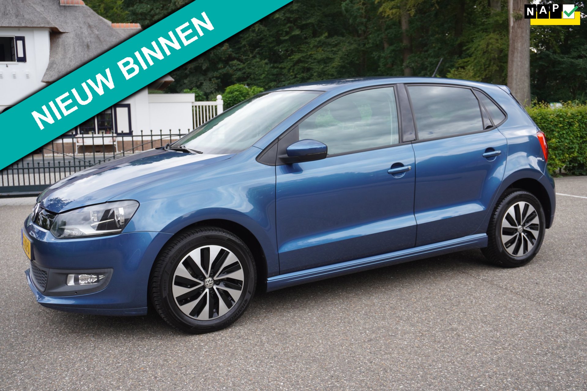 Volkswagen Polo 1.0 BlueMotion Edition5 Drs Airco Cruise Lm Velgen