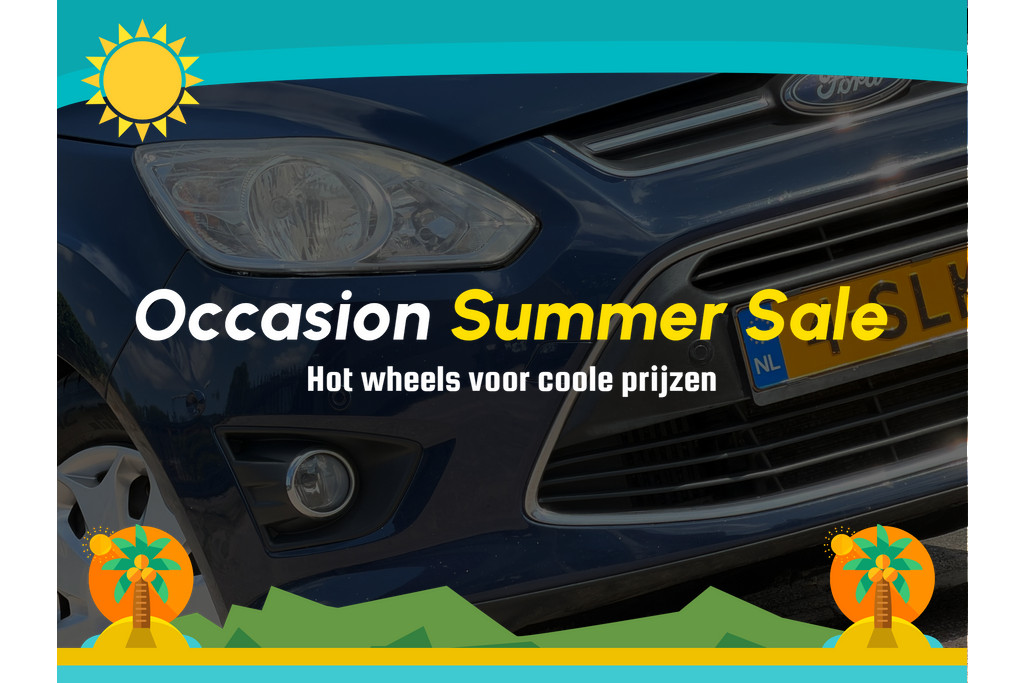 Ford Grand C-Max 1.0 Trend 7p. | Dark True Blue | Cruise/PDC/Bluetooth/Airco - Dealeronderhouden!