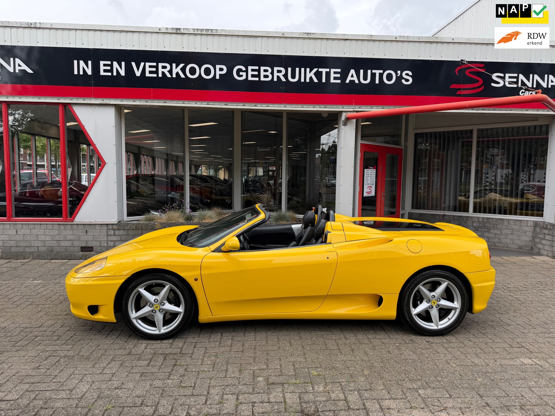 Ferrari 360 3.6 V8 Spider F1- Giallo Modena - NAP - Inr Mog