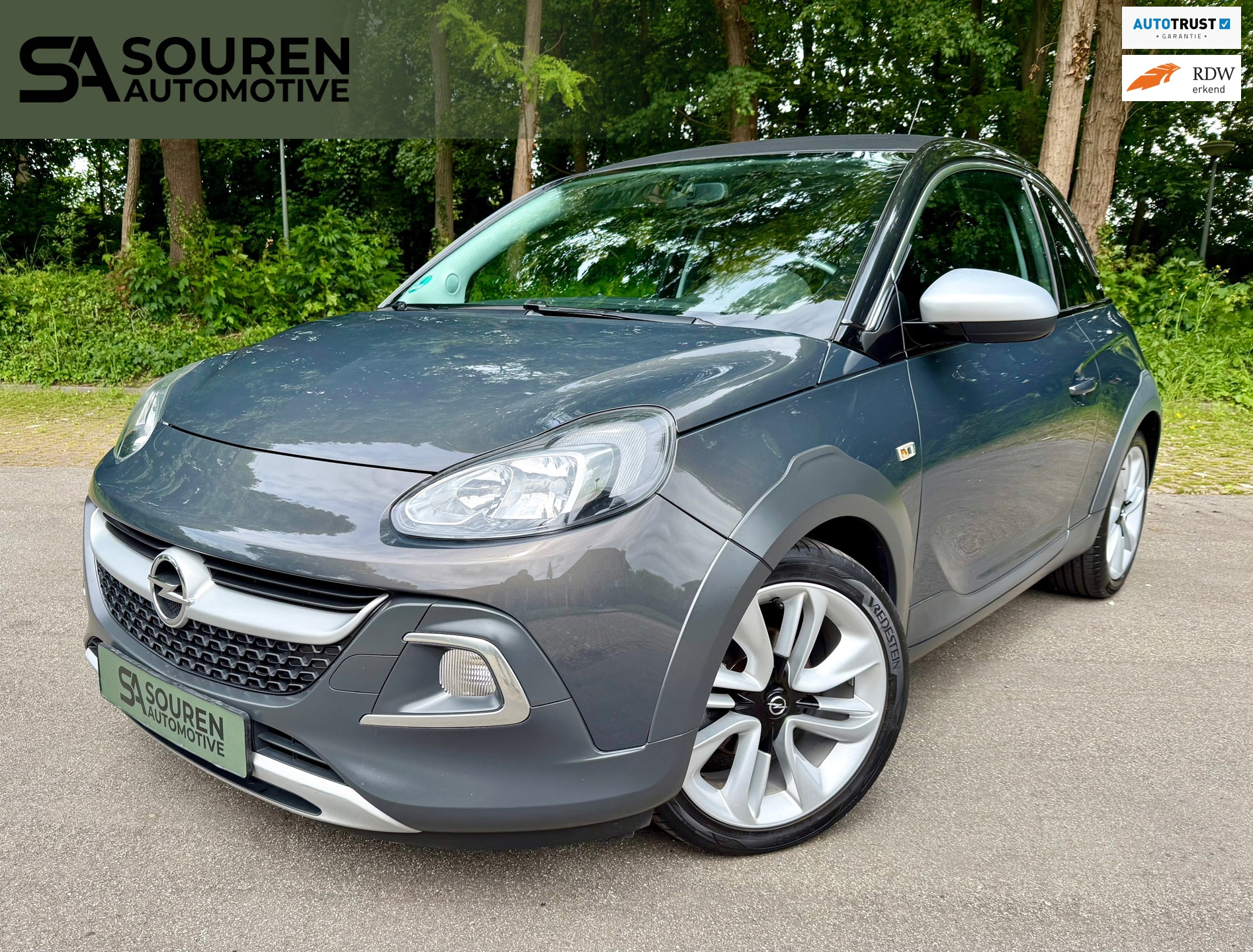 Opel ADAM 1.0 Turbo Rocks / Opendak-Cabrio / Airco / Cruise / Bluetooth / Alu Velgen