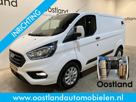 Ford Transit Custom 280 2.0 TDCI L1H1 Trend 130 PK / Servicebus / Sortimo Inrichting / Euro 6 / Airco / Camera / CarPlay / Cruise Control Adap. / Navigatie / Klep / 3-Zits / 55.000 KM !!