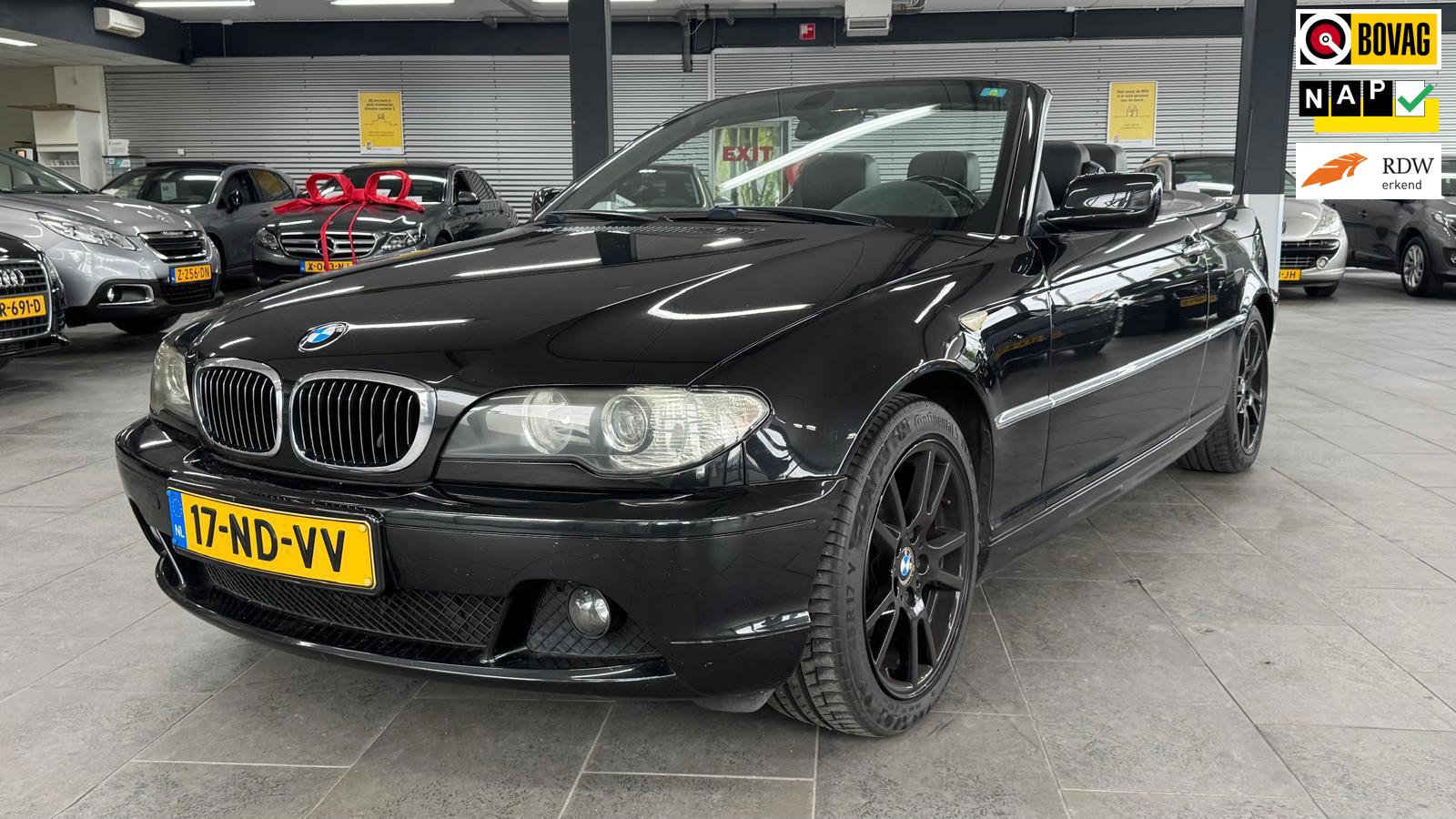BMW 3-serie Cabrio 320Ci Executive 6 cilinders automaat leer clima cruise mimory lm-velgen stoelverwarming parkeersensoren xenon