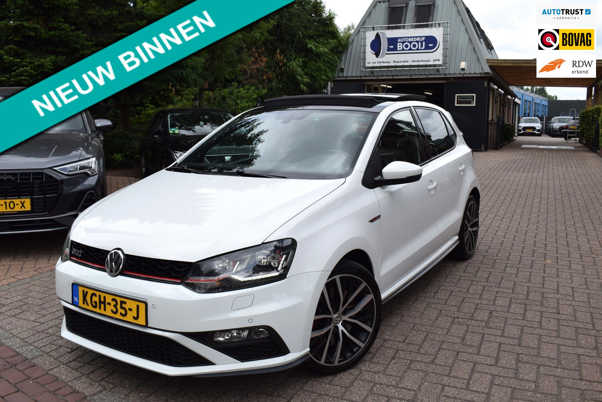 Volkswagen POLO 1.8 TSI GTI 192 PK PANO DAK/CRUISE/NAVI/AIRCO-ECC/XENON/CAMERA/BLUETOOTH/PDC V+A/6 BAK/LMW 17 INCH/USB
