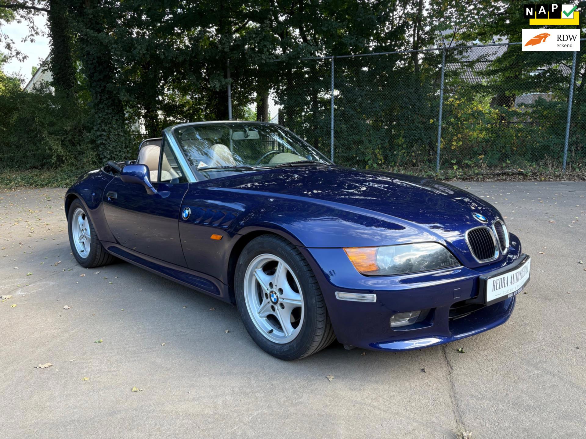 BMW Z3 Roadster 2.8i, NL auto, nieuwe kap, NAP, airco ,automaat, Montreal blue metallic, in prima staat