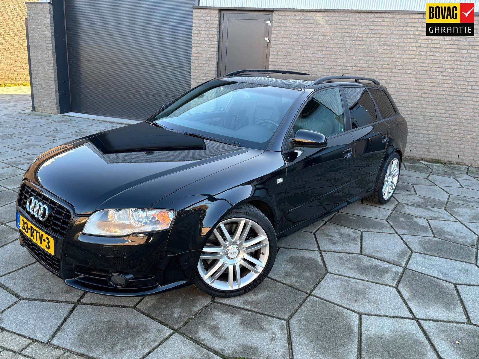 Audi A4 Avant 4.2 V8 S4 quattro Pro Line |Bi-Xenon|Voll. Leder |Recaro | Schuif/Kantel | Zwart Metallic