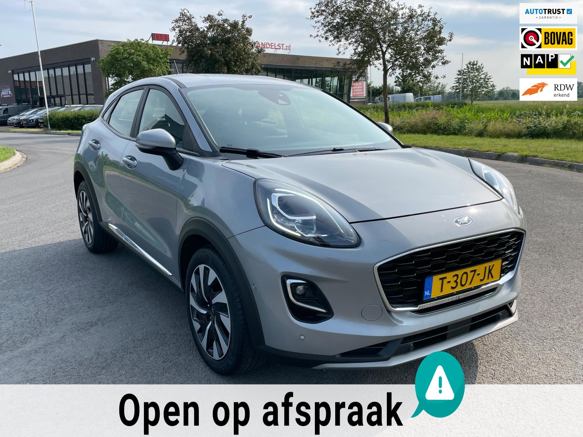 Ford Puma 1.0 EcoBoost Hybrid Titanium, Aut, 1e eig, Geen import, Nap, Mooie km!