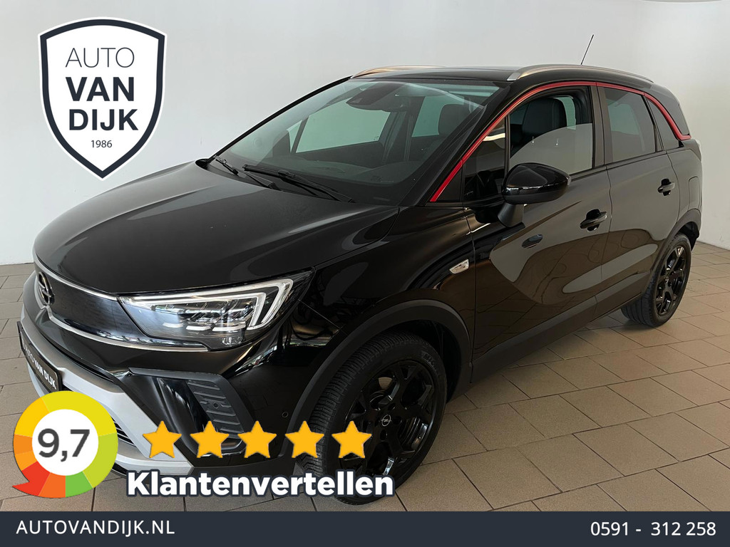 Opel Crossland 1.2 Turbo GS Line PANORAMADAK CLIMATE AIRCO 17 INCH LMV SPORT/COMFORTSTOELEN APPLE CARPLAY CRUISE