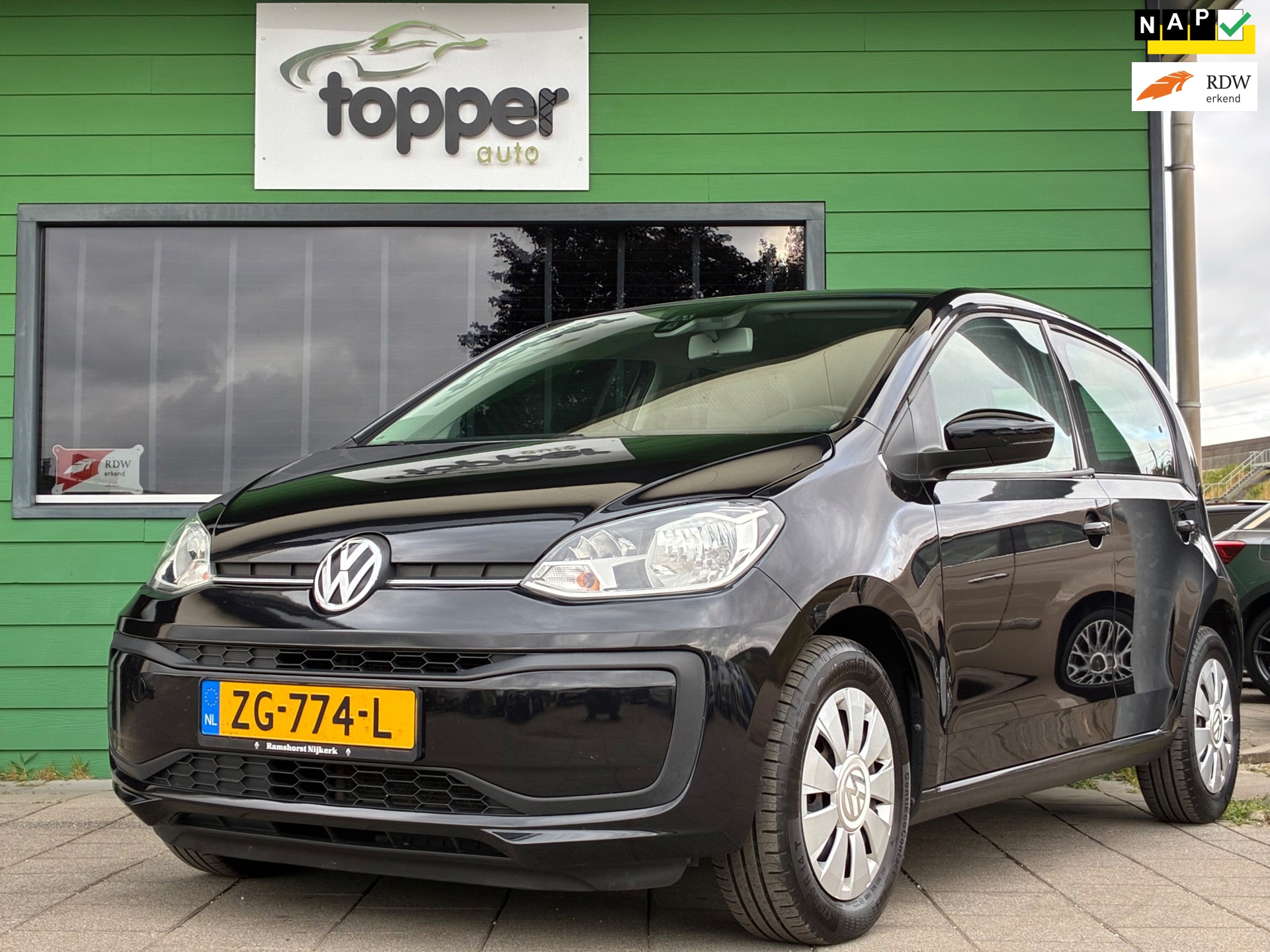 Volkswagen Up! 1.0 BMT move up!|2e Eigenaar|Airco|Nieuwe APK|5-Deurs|NAP|