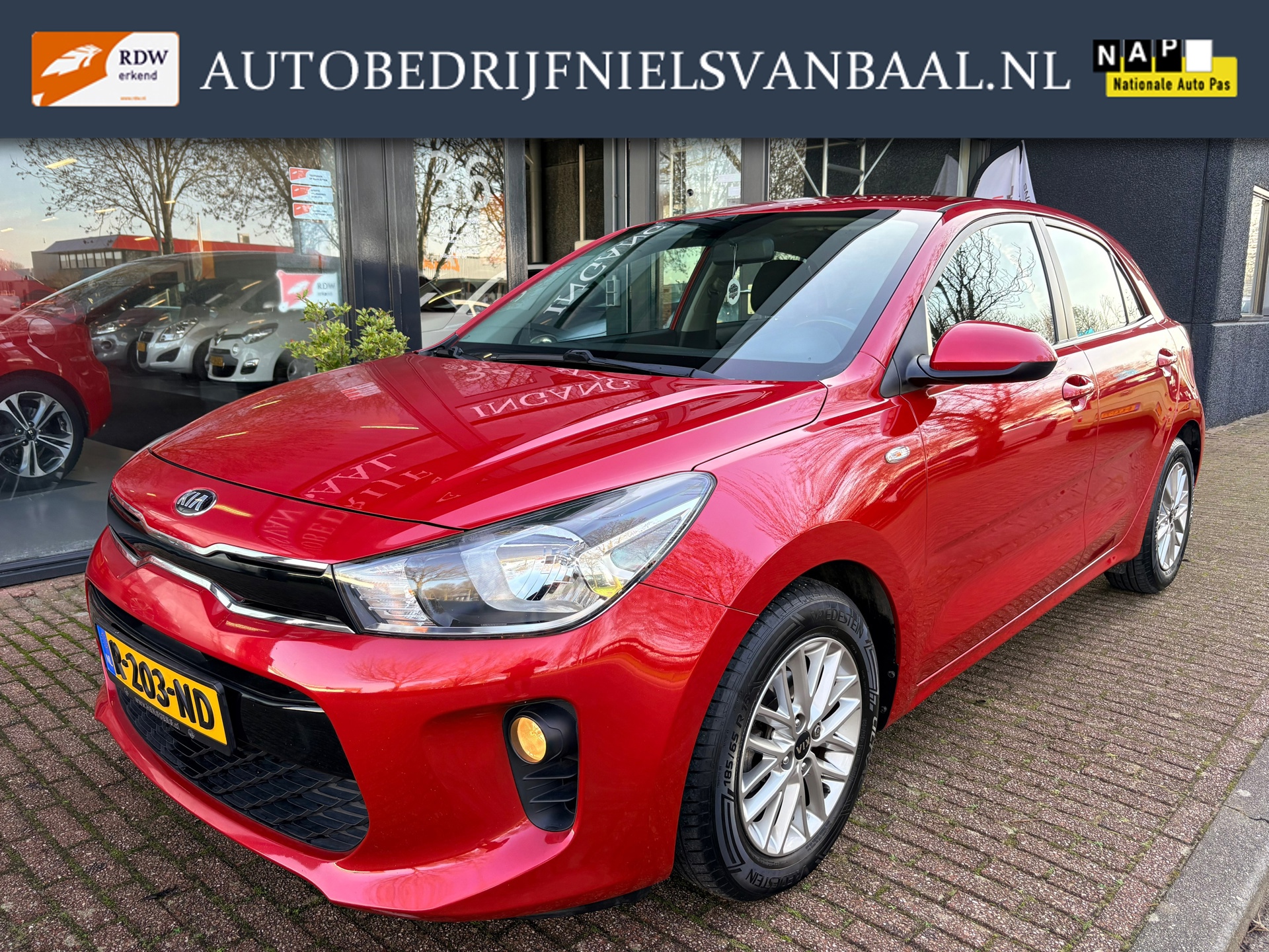 Kia Rio 1.4 DynamicLine 65Dkm/Navi/Airco/Cruise/PDC/LM-Velg