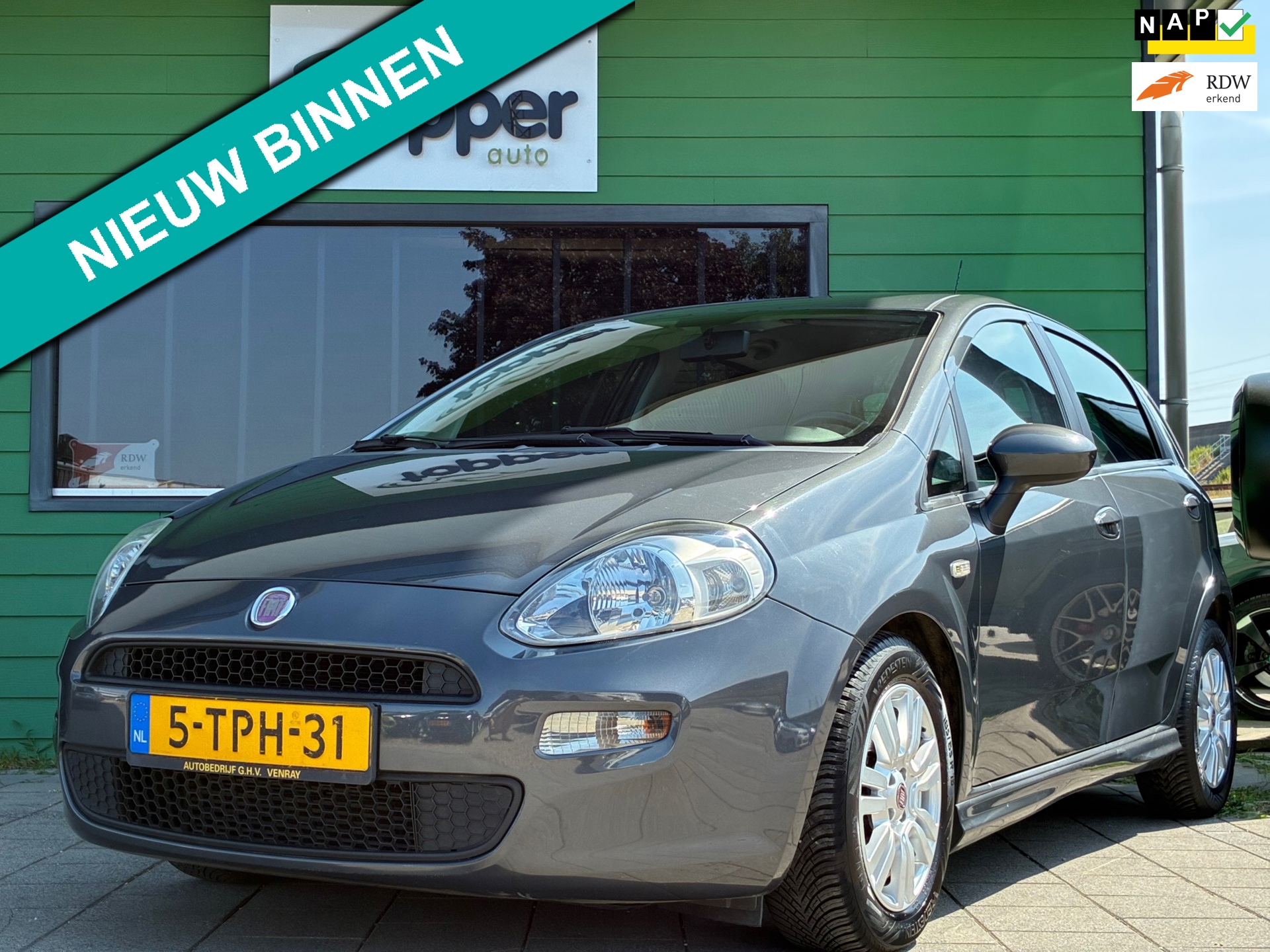 Fiat Punto Evo 0.9 TwinAir Street|CruiseControl|Airco|Trekhaak|Elektr.ramen|NAP|Nieuwe APK|