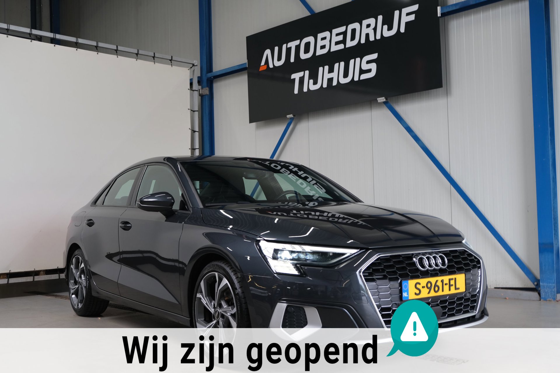 Audi A3 Limousine 35 TFSI S-Edition - Automaat - Airco, Cruise, Carplay, Lederen bekleding, Virtual Display, Stoelverwarming.