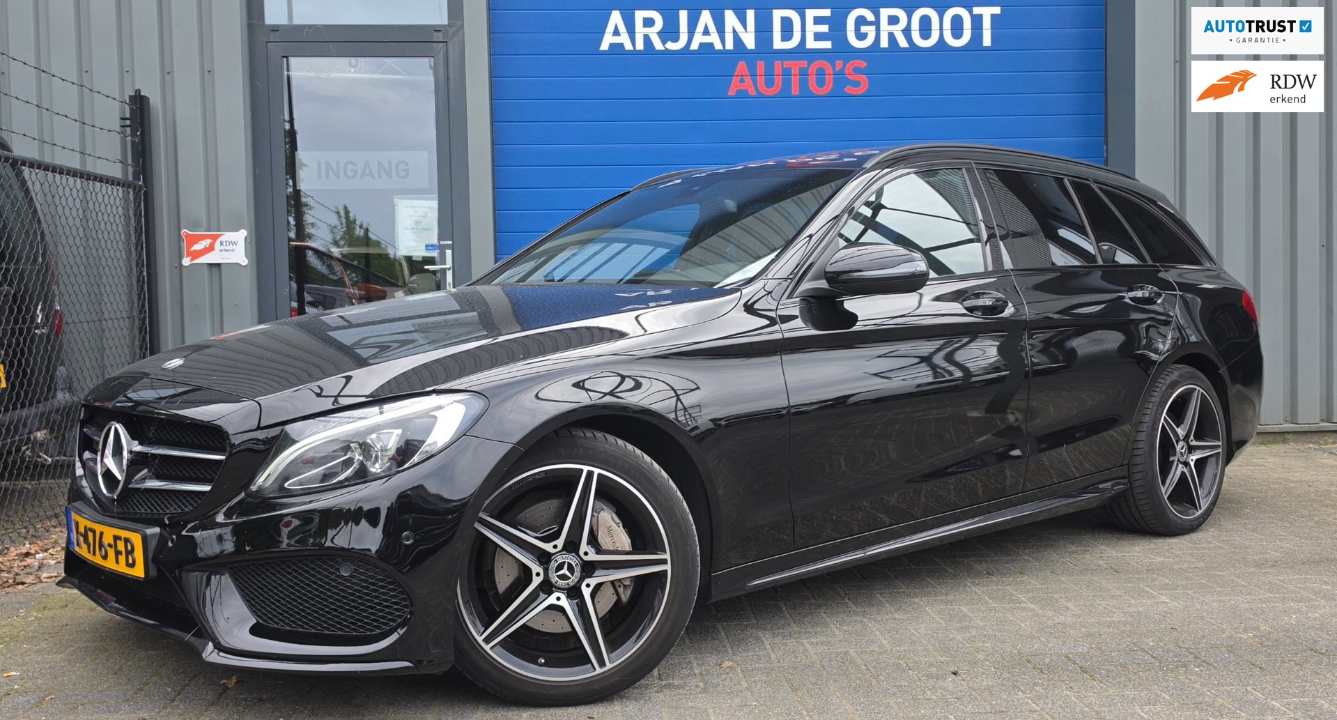Mercedes-Benz C-klasse Estate 180 AMG Navi Pano Cruise Trekhaak Leder Camera LED