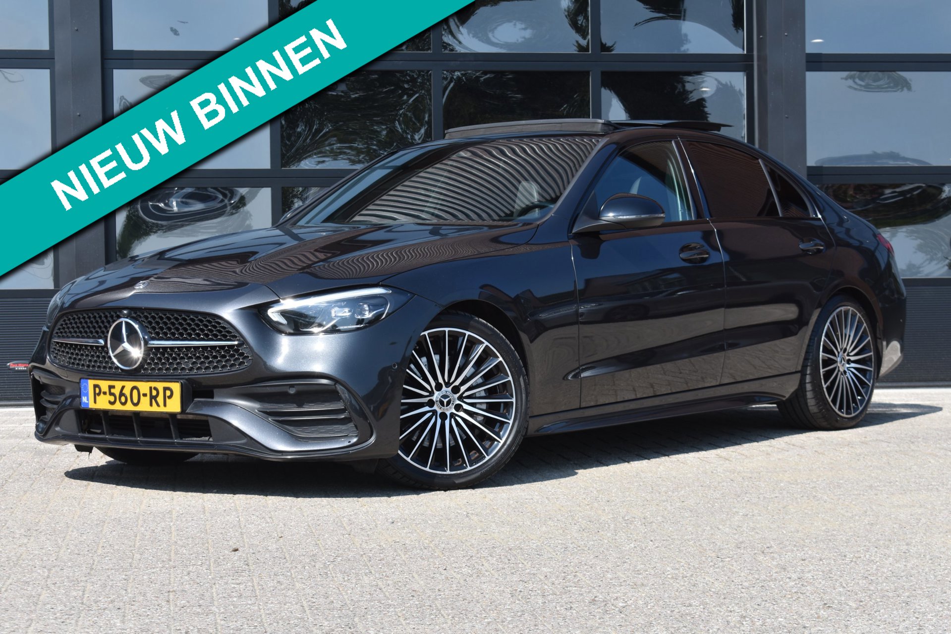 Mercedes-Benz C-klasse 180 AMG Line '22 LED Pano Leder Clima AMG Pakket Inruil mogelijk