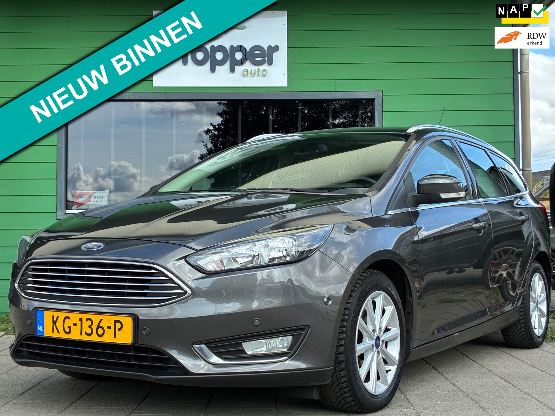 Ford Focus Wagon 1.0 Titanium|2e Eigenaar|Navigatie|CruiseControl|Climatronic|PDC|Dealer Onderhouden|