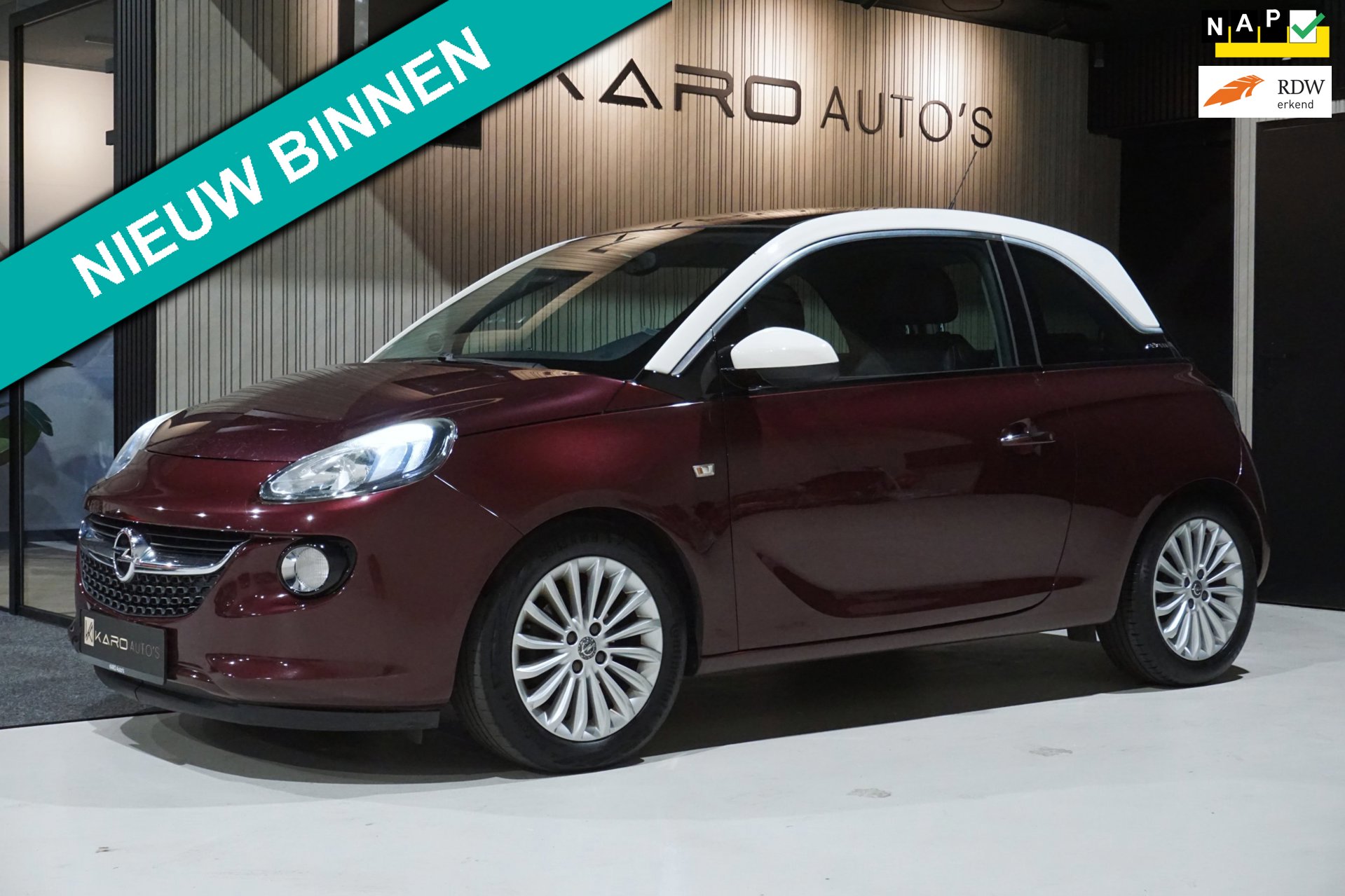 Opel ADAM 1.4 Glam Pano Leer Cruise Clima Stoel/stuurverw Lm