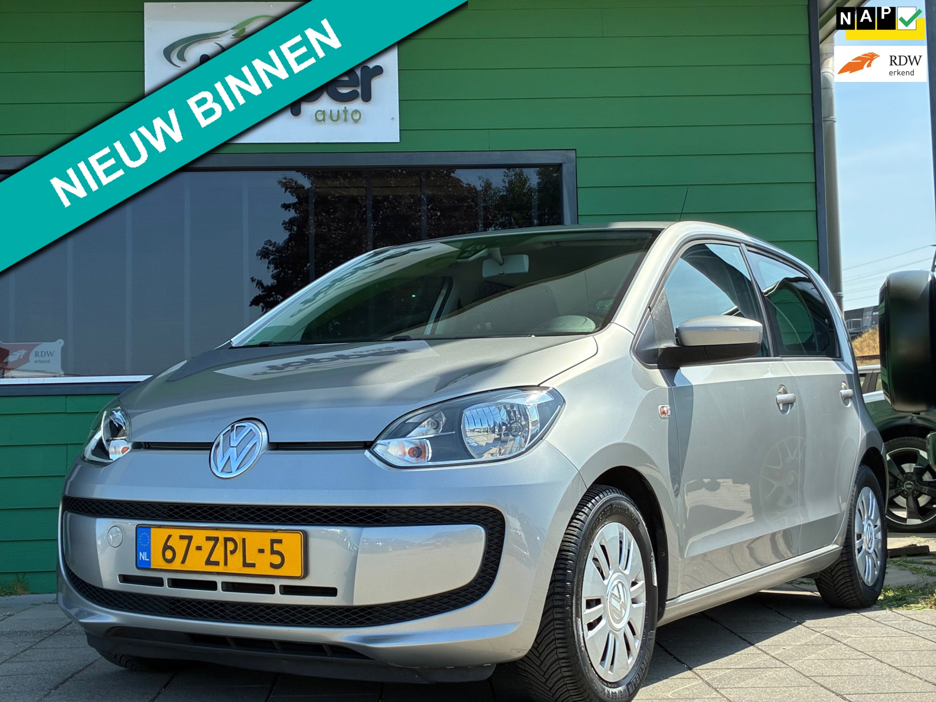 Volkswagen Up! 1.0 move up! BlueMotion|2e Eigenaar|Airco|Elektr.ramen|Nieuwe APK|NAP|