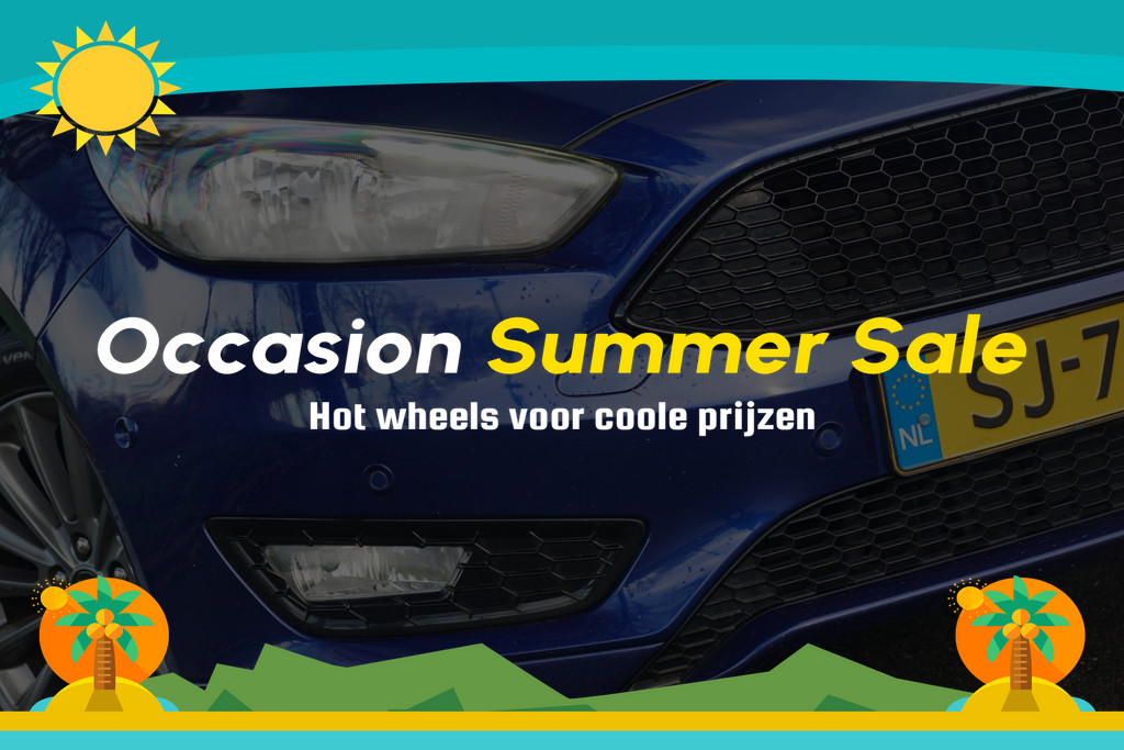Ford FOCUS Wagon 1.0 Ecoboost 125pk ST-Line - Deep Impact Blue - Carplay/360 camera/Nav