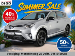 Toyota RAV4 2.5 STYLE HYBRIDE 4-WD SILVERLINE GARANTIE 4-2028*