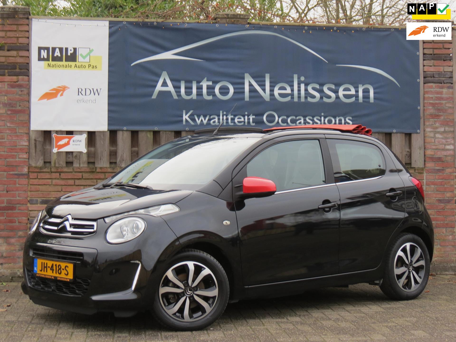 Citroën C1 1.0 e-VTi Airscape Shine CABRIO | OPEN DAK | CAMERA | 15 INCH LICHTMETALEN VELGEN | GROOT SCHERM | AIRCO | ELEK RAMEN |