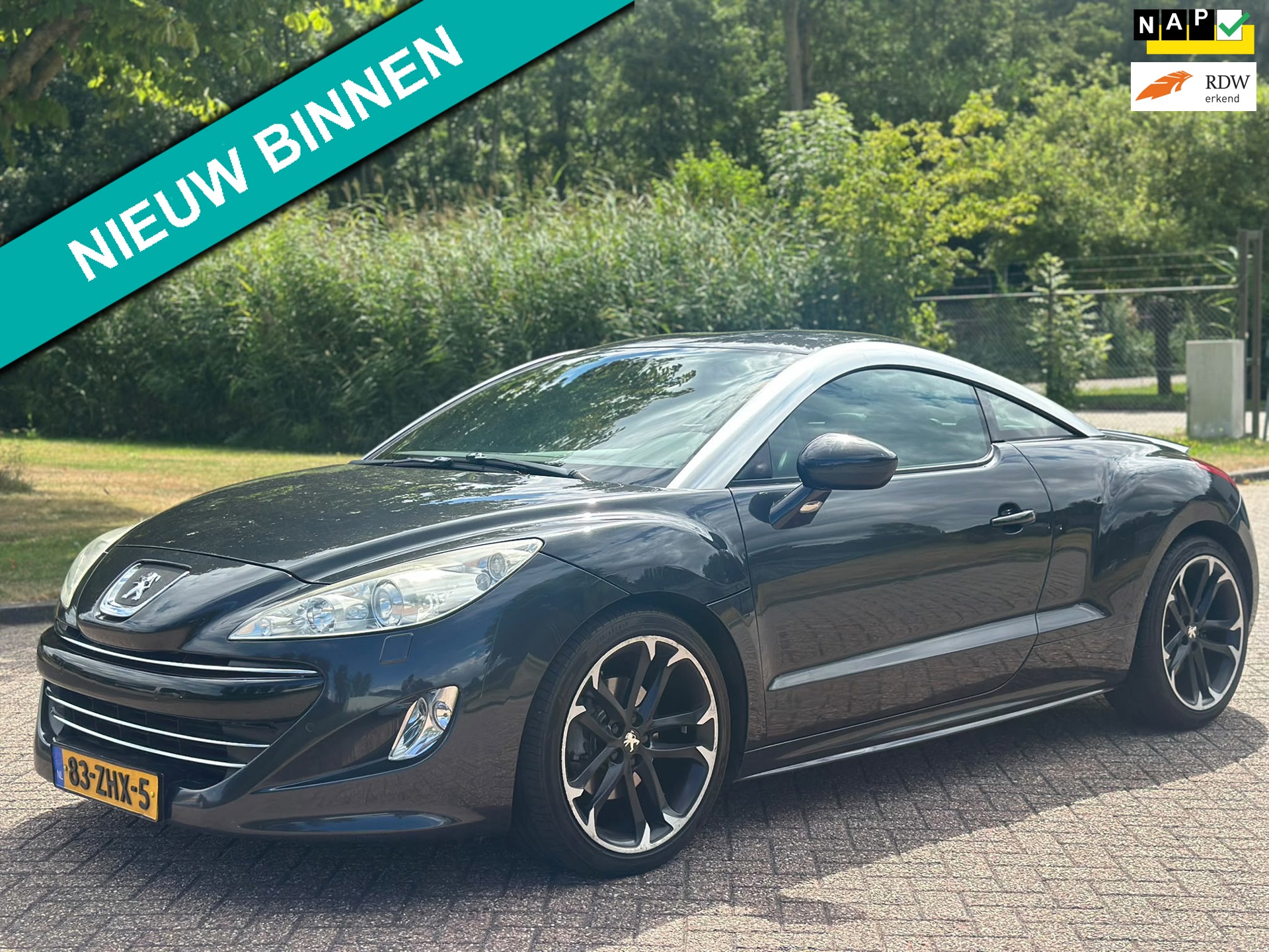 Peugeot RCZ 1.6 THP/AUTOMAAT/AIRCO/CRUISE/VERWARMDEVOORST/LEDER/NAVI/PARKEERSENS VOOR-ACHTER/XENON