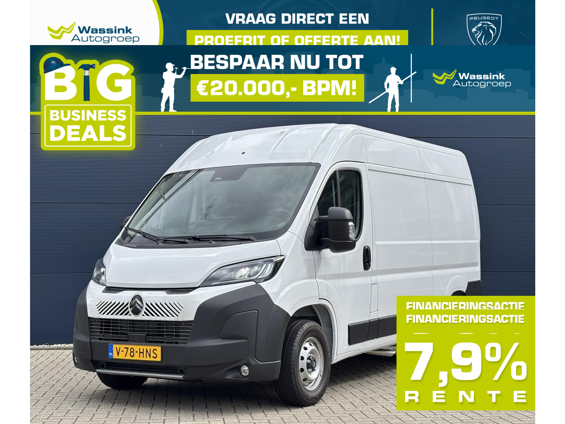 Citroën Jumper GB 3.5t 2.2 BlueHDi 140pk L2H2 |