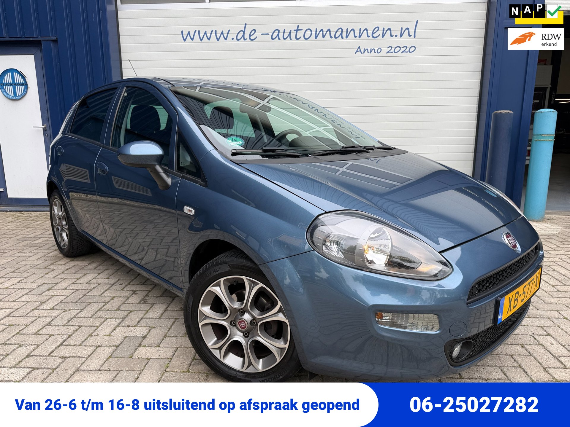 Fiat Punto Evo TwinAir 100pk Sempre 5-drs / ECC / CRUISE / BT+USB / TREKHAAK