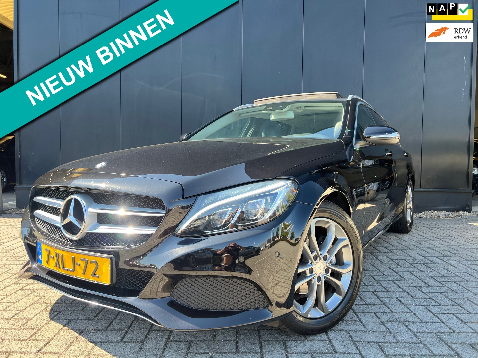 Mercedes-Benz C-klasse Estate 180 Aut/Leer/Panodak/Navi/Nap/Vol!!