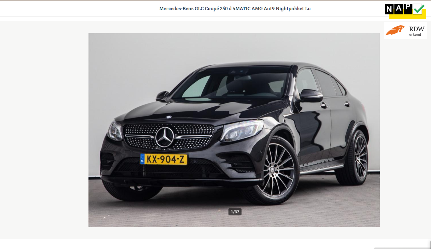 Mercedes-Benz GLC-klasse Coupé 250 d 4MATIC Ambition