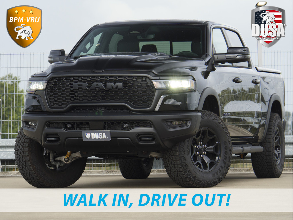 Dodge Ram | 1500 | Rebel | Night | 4x4 | Crew Cab | 3.0L Twin-turbo I6 | BPM-VRIJ