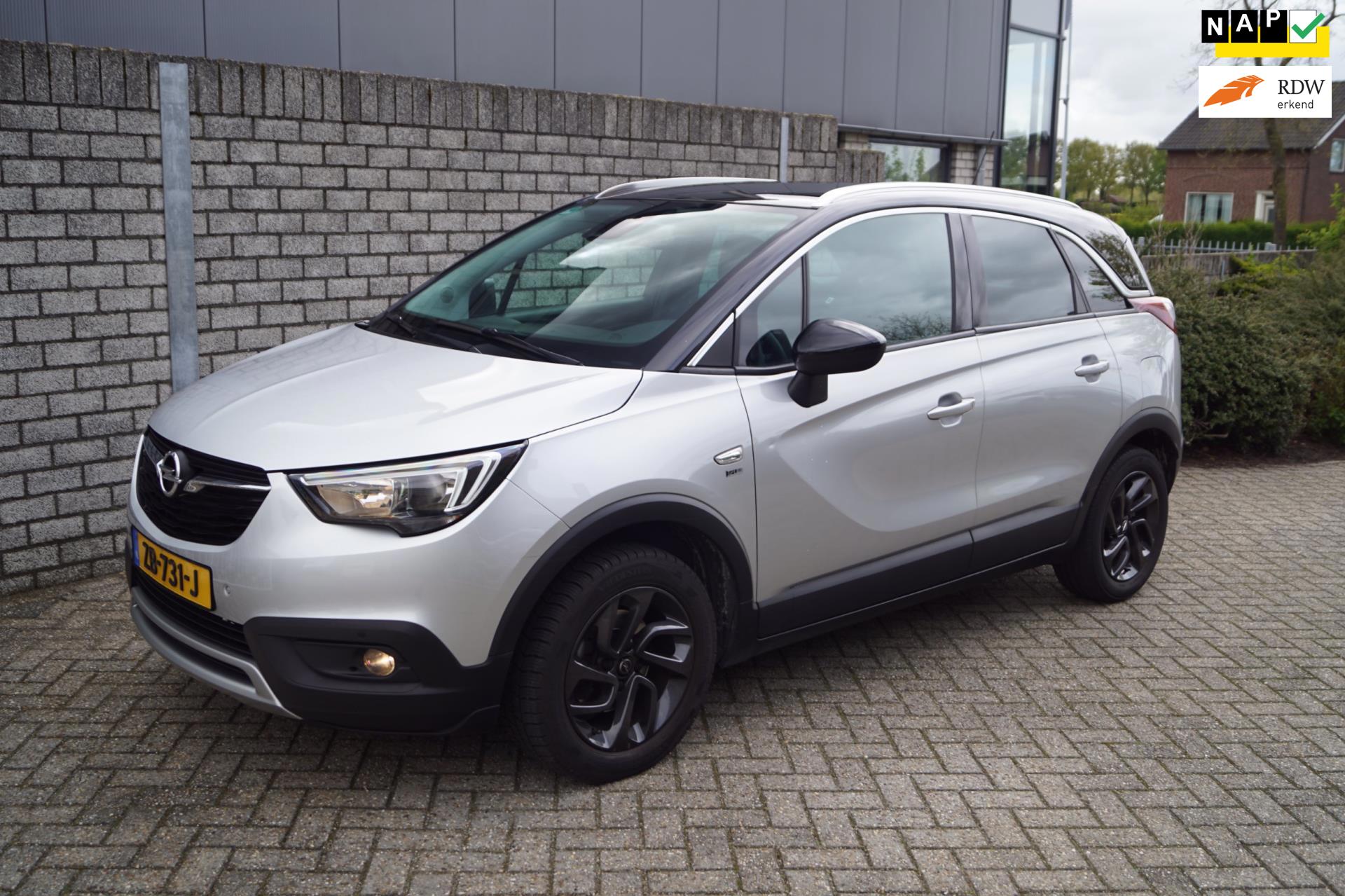 Opel Crossland X 1.2 Turbo 120 Jaar Edition Autom Navi Camera 180 Clima Cruise Inparkeer Systeem 2x PDC LMV Trekhaak ENZ NL Auto.
