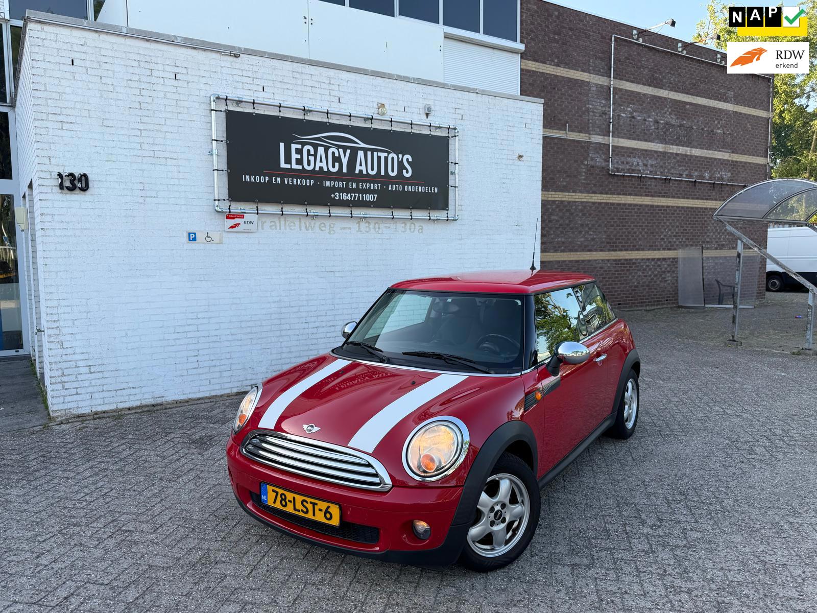 Mini 3-Deurs 1.6 One MINIMALIST Business Line - CRUISE C - AIRCO - NETTE STAAT!