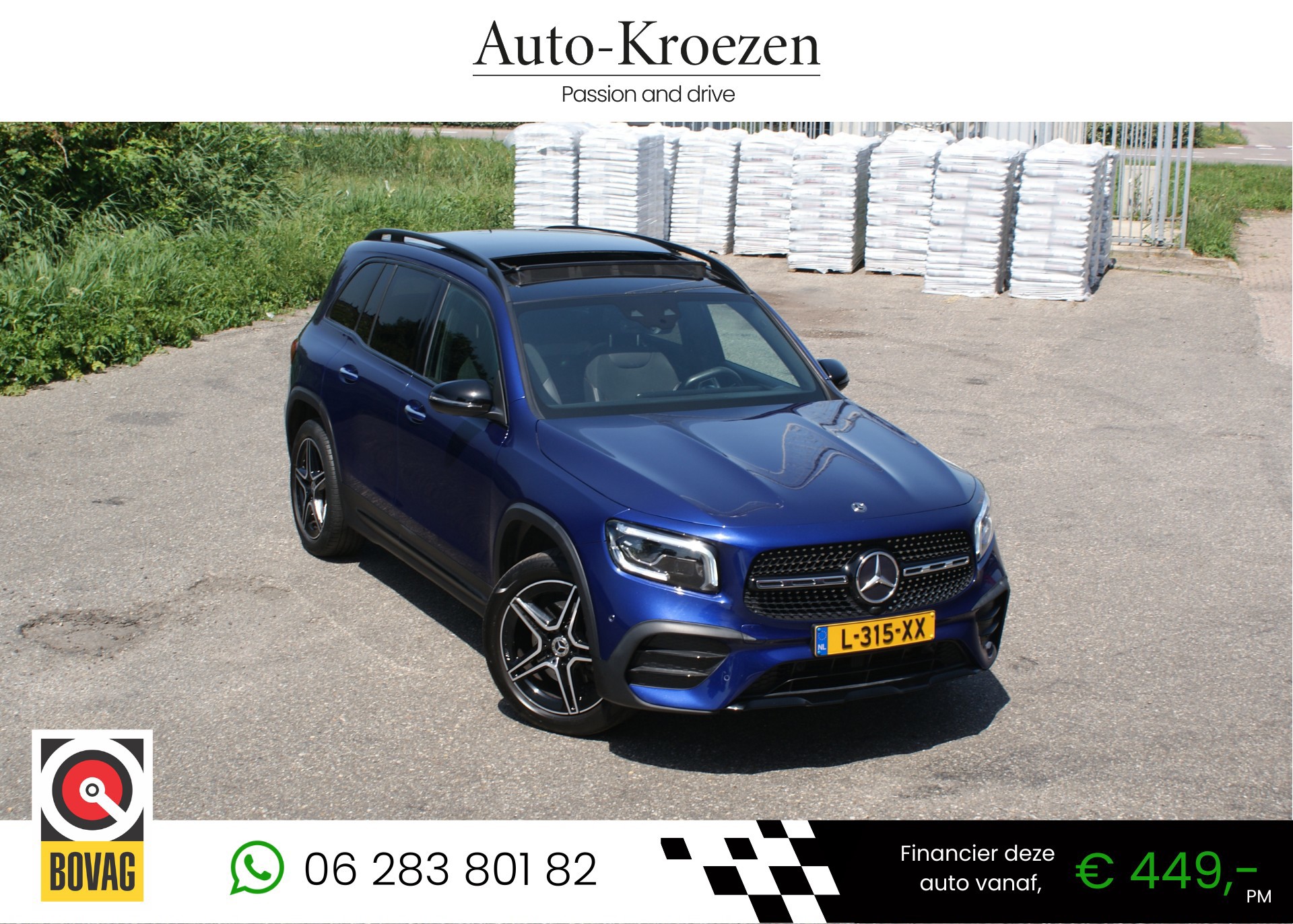 Mercedes-Benz GLB 180 Business Solution ///AMG pakket | Pano | Night Pakket | Camera | Memory stoelen |