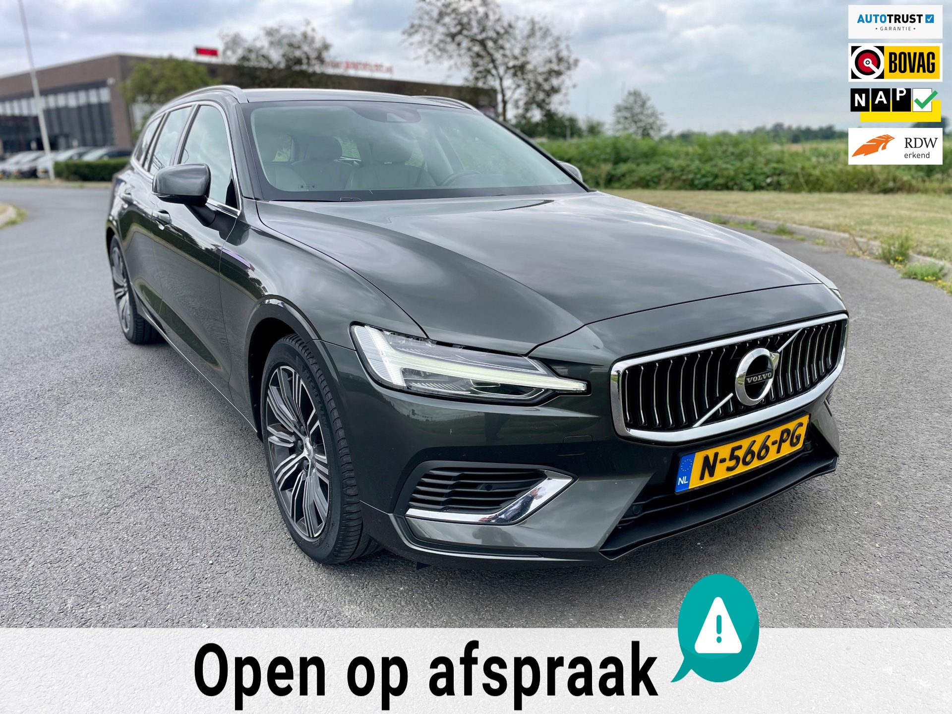 Volvo V60 2.0 T8 Recharge AWD Inscription, Aut, Trekhaak, Acc, Cam, Stoel-/stuurverw, 1e eig afk, Geen import, Nap, Volledig oh!