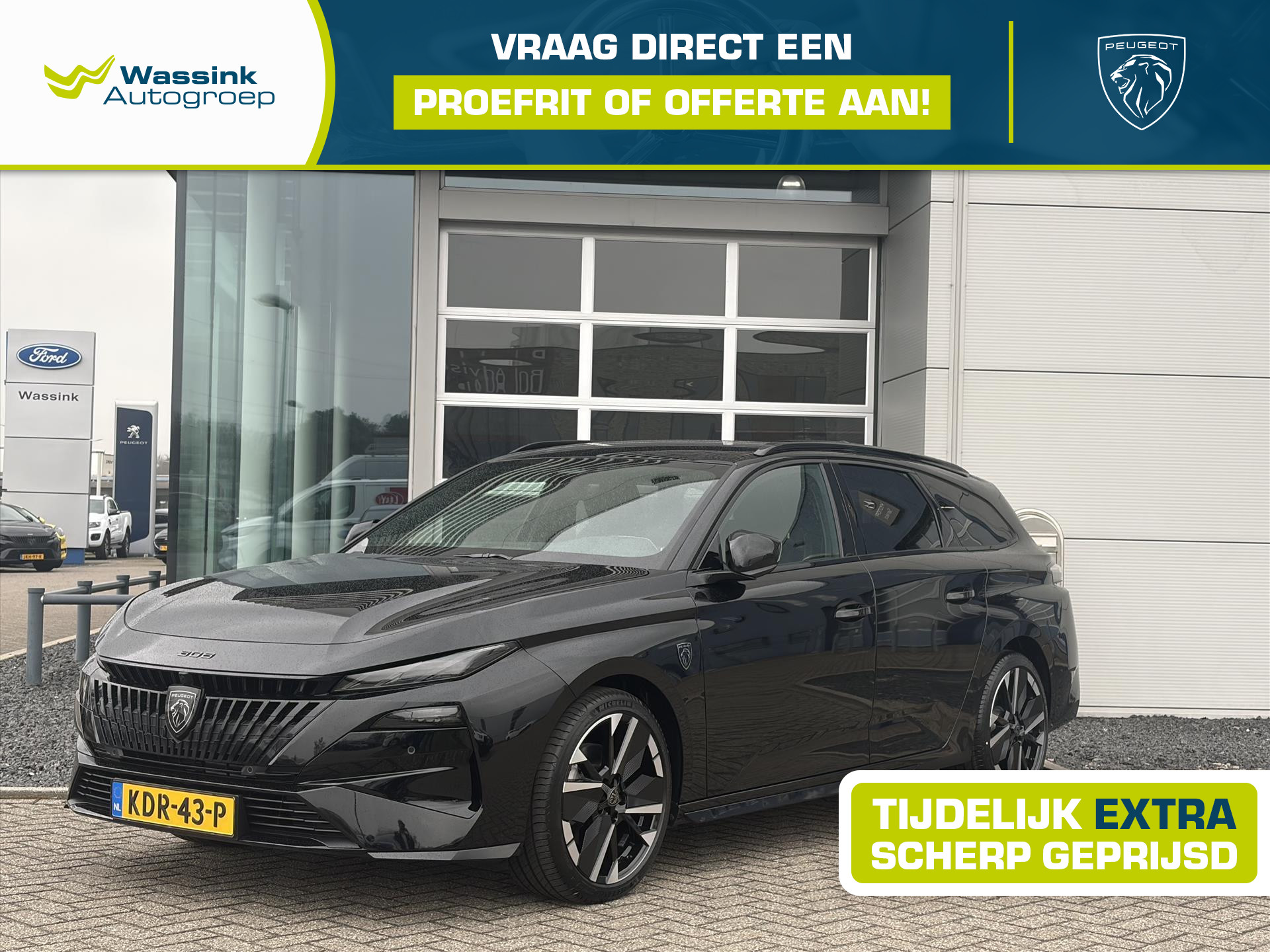 Peugeot 308 SW Hybrid 145pk e-DCS6 GT | 360 Vision & Drive