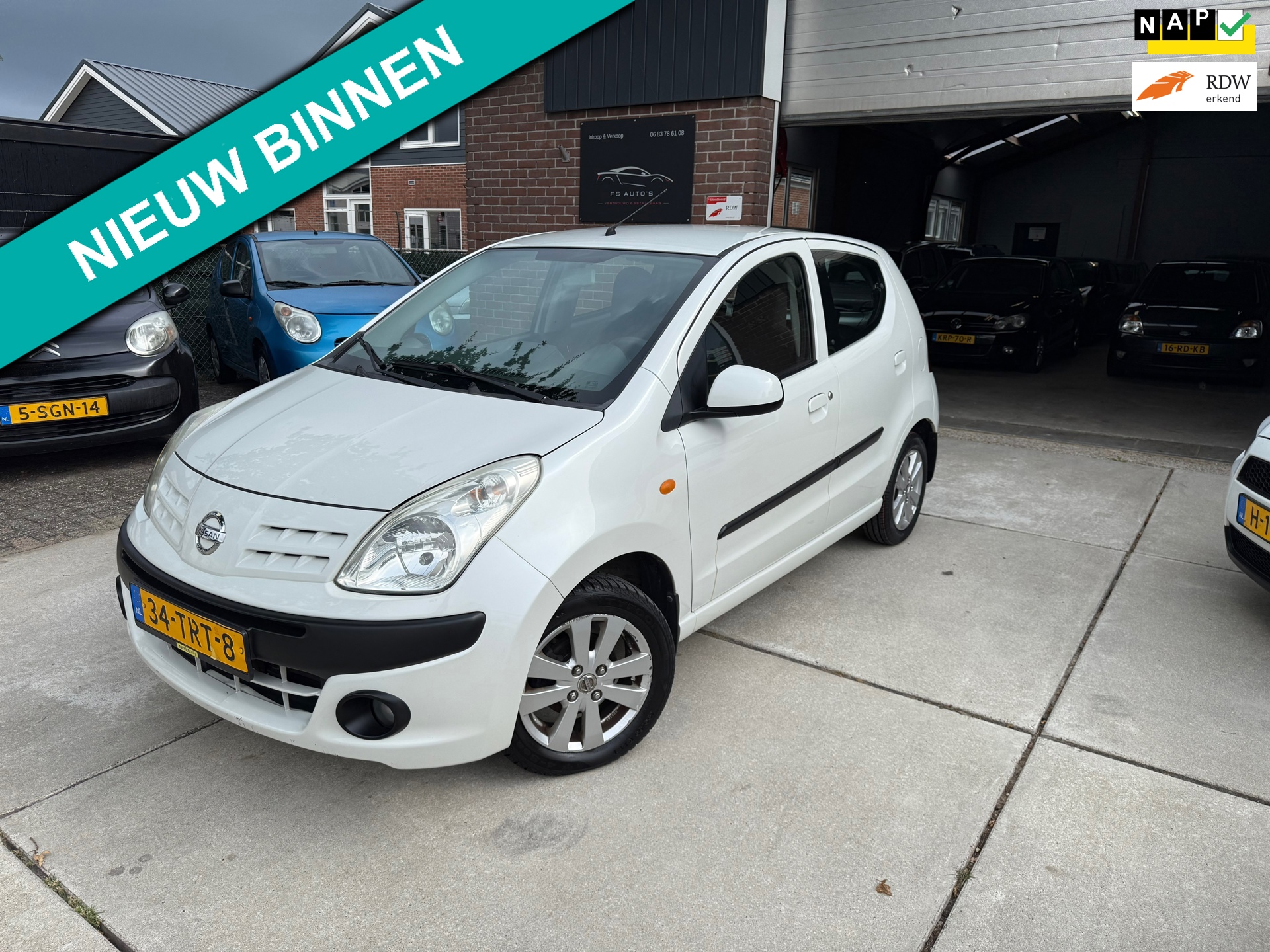Nissan Pixo 1.0 Look |NIEUWE APK|NAP KILOMETERSTAND|AIRCO|ELECTRISCHE RAMEN|CENTRALE DEUREN|BOEKJES|ZUINIG & BETAALBAAR|LEUKE AUTO