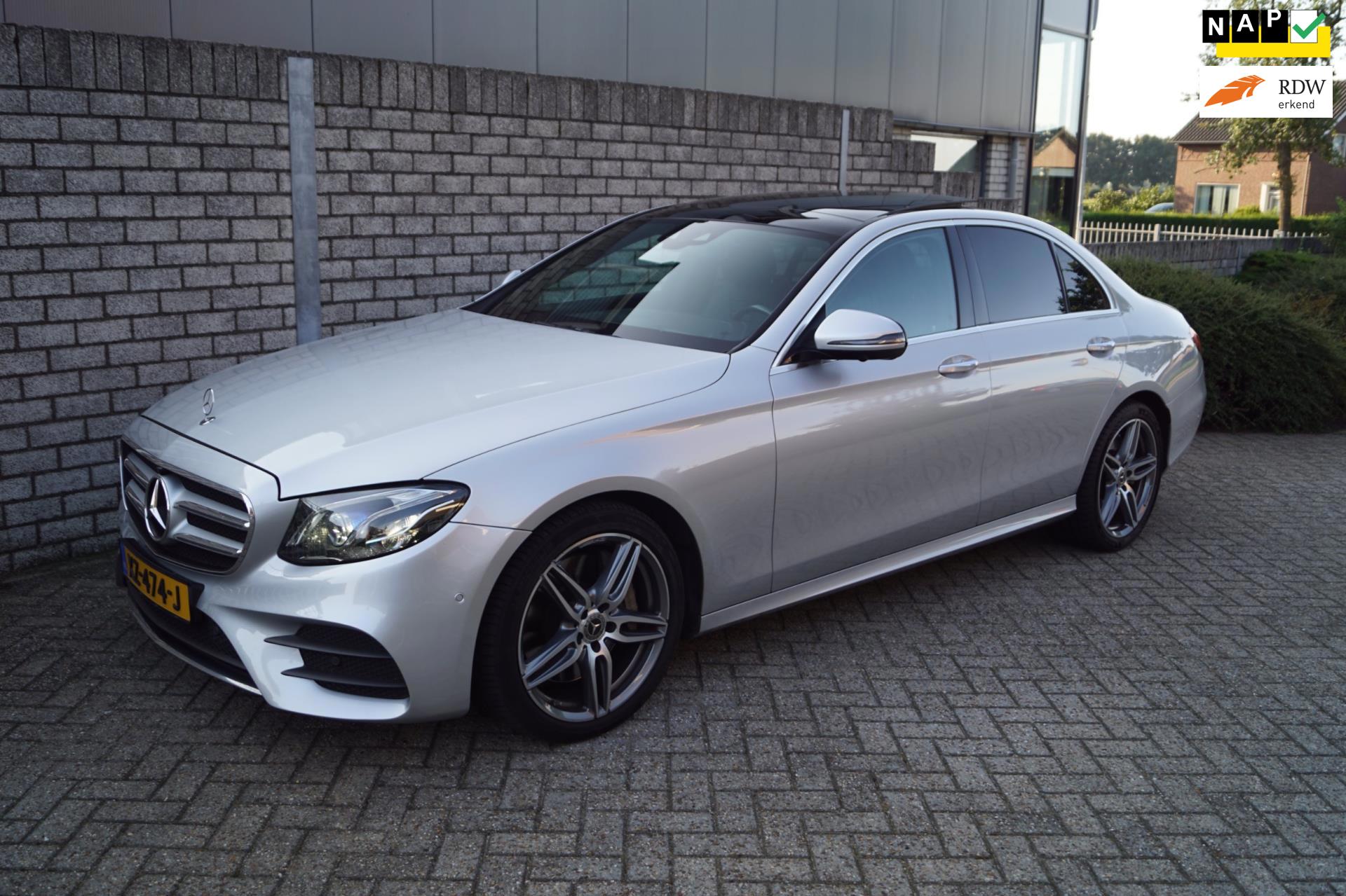 Mercedes-Benz E-klasse 450 4Matic Premium Plus AMG Line Autom Luxe Leder Navi 360 Camera Panodak Head-Up Clima 2x PDC ENZ NL Auto.