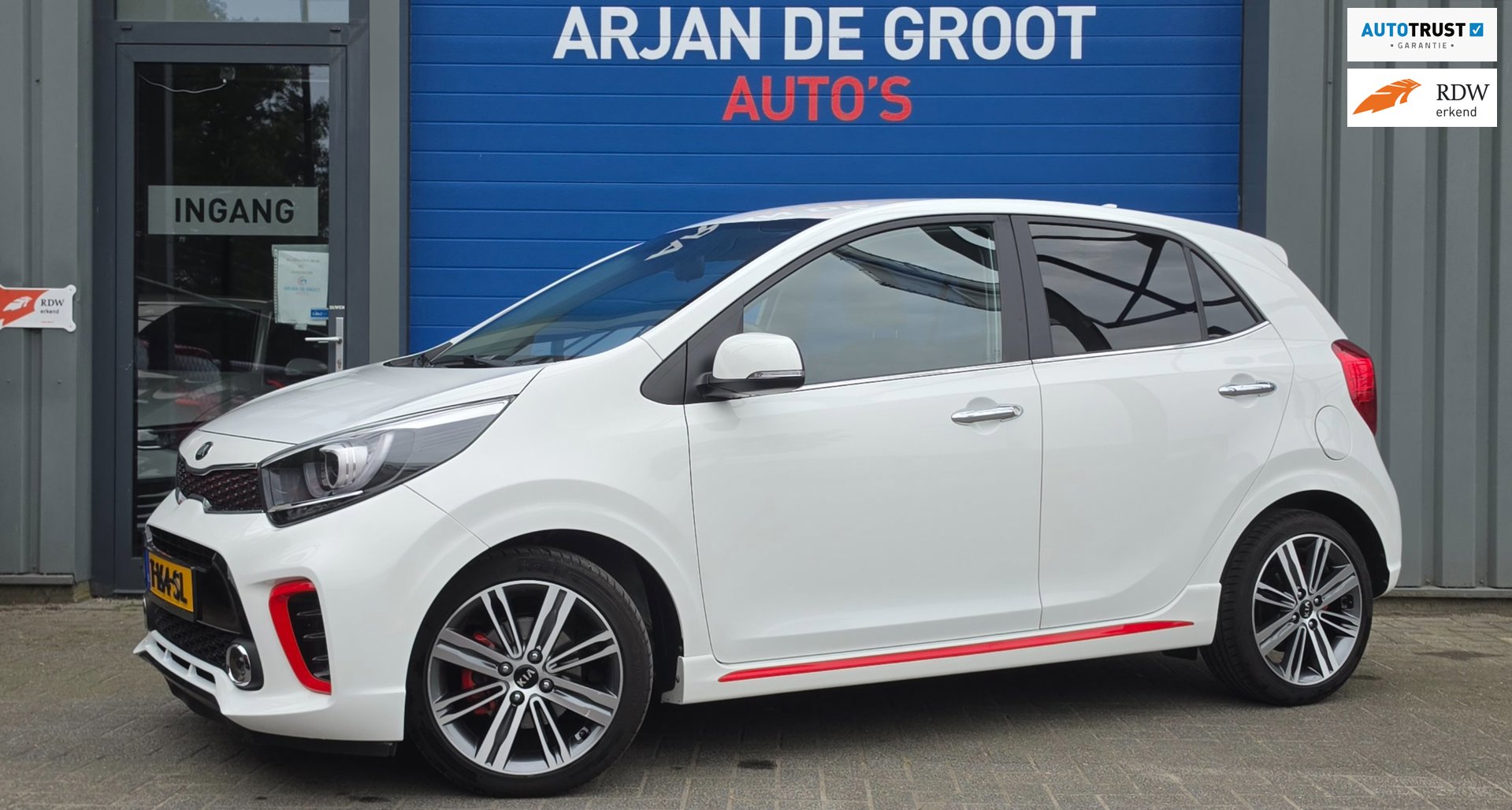 Kia Picanto 1.2 84PK GT-line Clima Navi Carplay® Camera 4 cilinder Zeer mooi!
