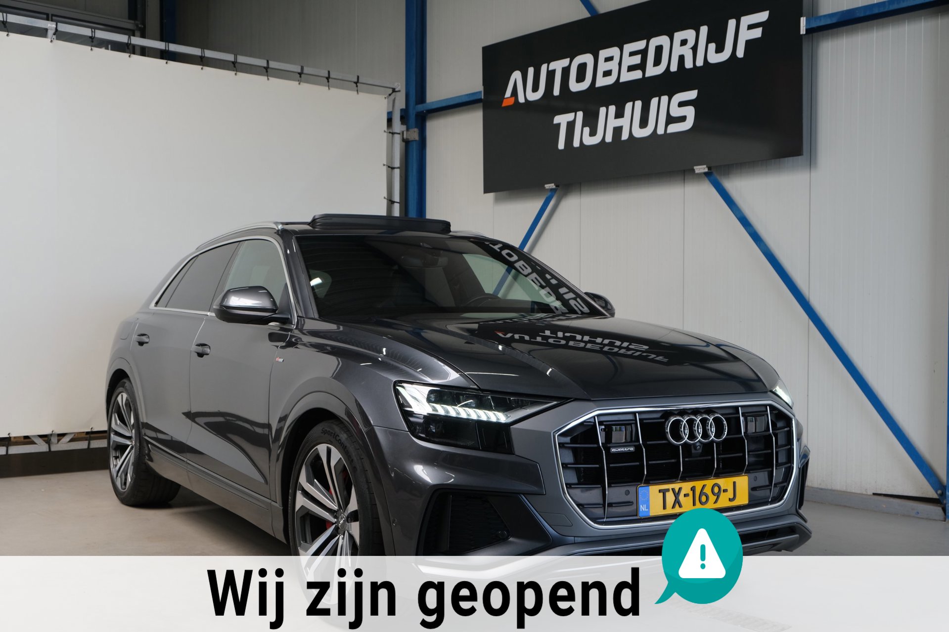 Audi Q8 50 TDI quattro Pro Line 2x S-Line - N.A.P. Airco, Cruise, Panodak, Luchtvering, Camera, Trekhaak.