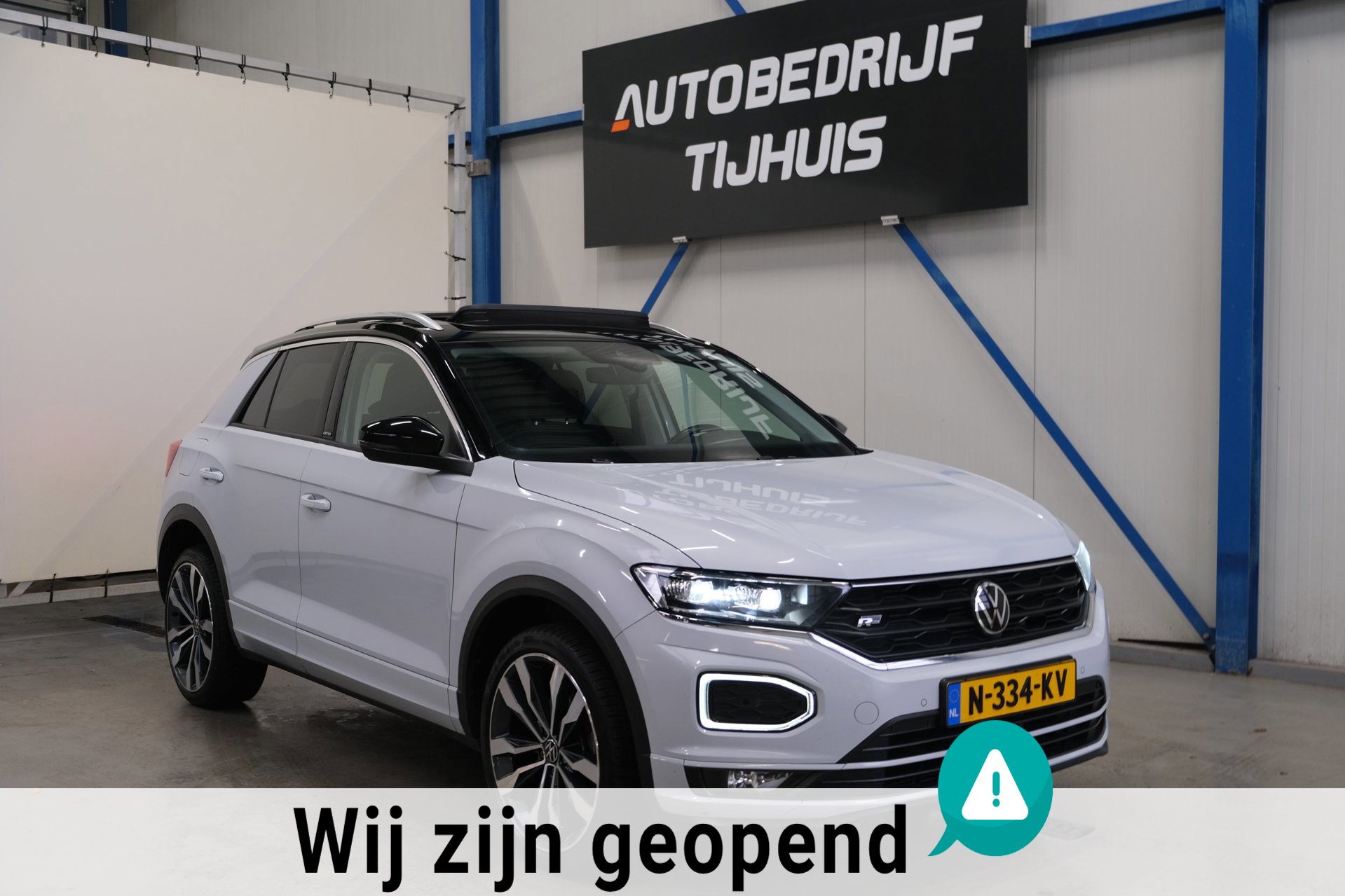 Volkswagen T-Roc 1.5 TSI Sport Business R-Line Automaat - Airco, Cruise, Panodak, Carplay, Virtual Display, PDC, Navi.