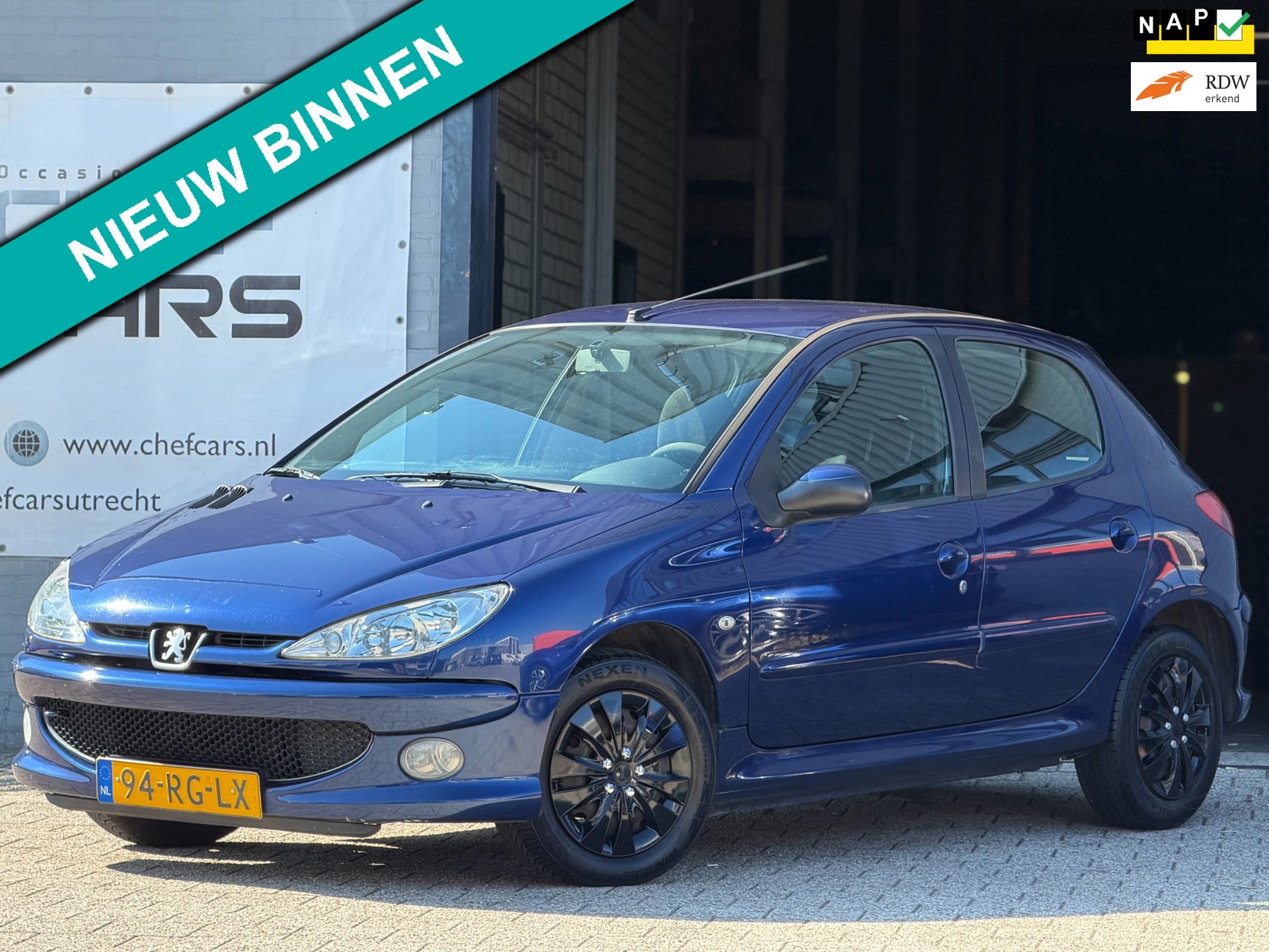 Peugeot 206 1.4|NAP|AIRCO|APK|5DEURS|DISTRIBUTIEVV|BOEKJES!