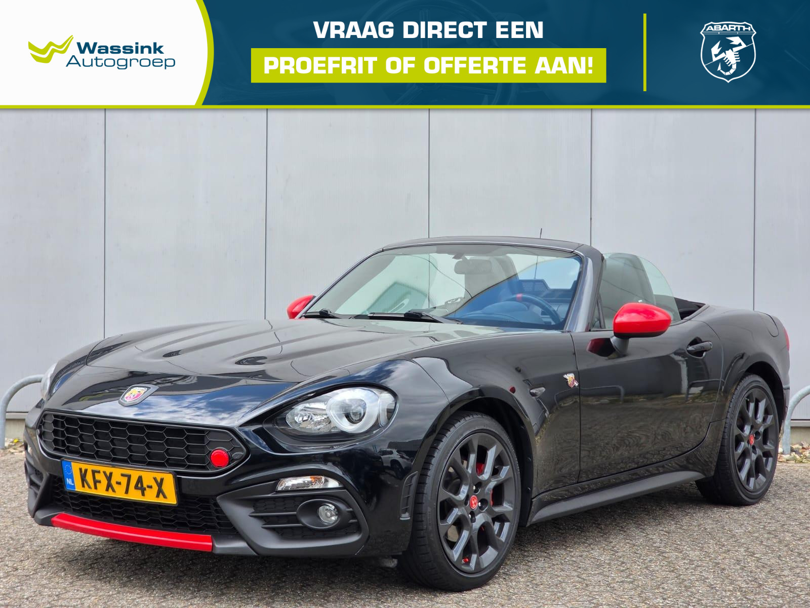 Abarth 124 Spider 1.4 MultiAir 170 pk Automaat