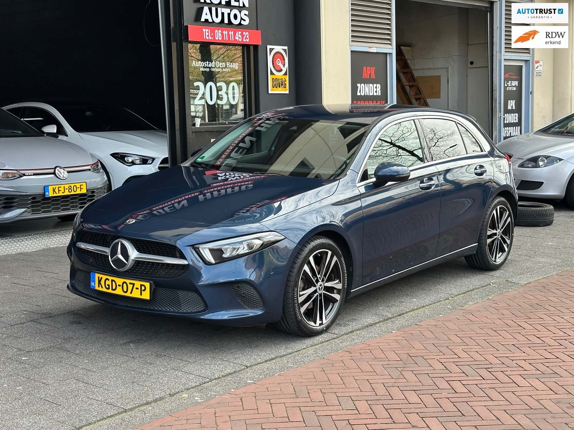 Mercedes-Benz A-klasse 180 Business Leer Navi Carplay Sfeerverlichting
