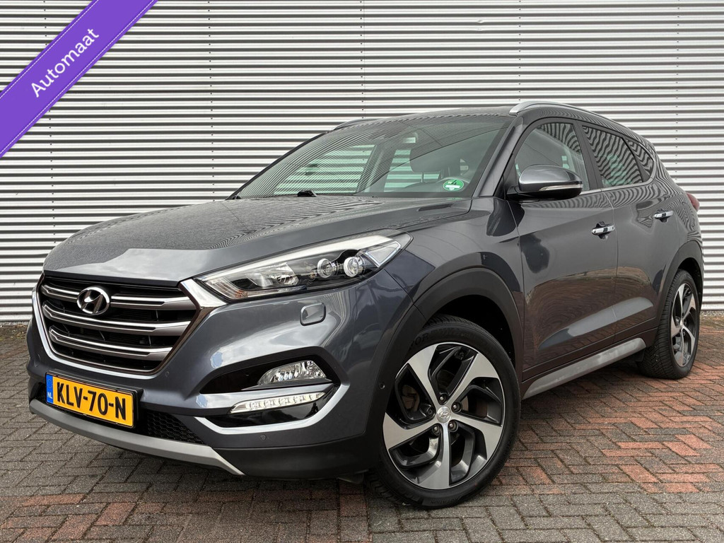 Hyundai Tucson 1.6 T-GDi Comfort 4WD Autom Led Cruise Leer Camera Navi Hoge Instap Perfecte Staat Eerste Eigenaar