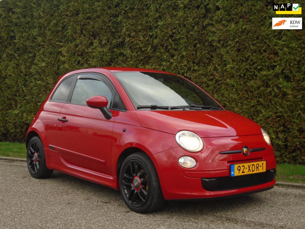 Fiat 500 .ABARTH pakket..1/2 leer..