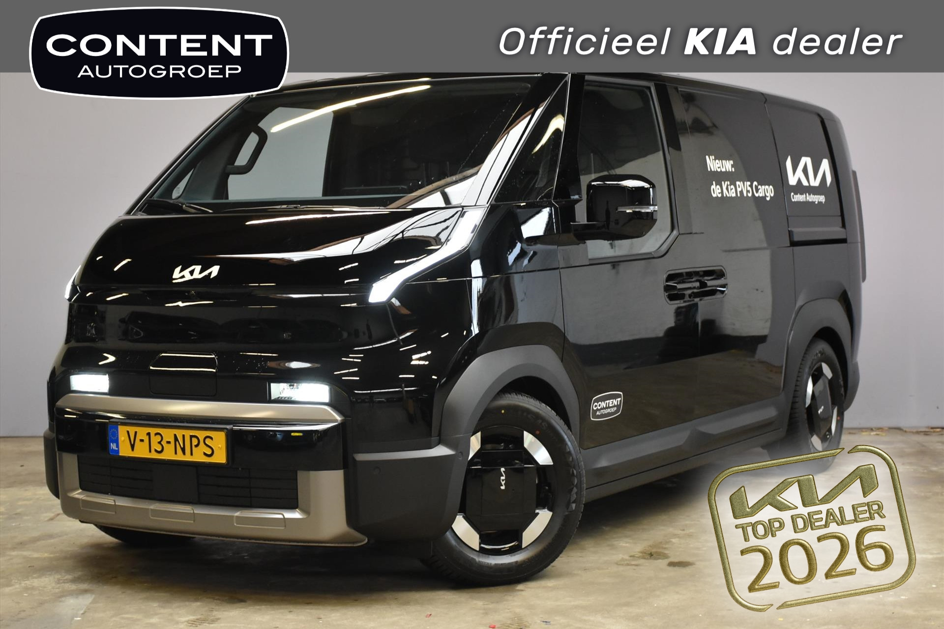 Kia PV5 GB 71,2 kWh 163pk L2H1 Elite | Warmtepomp | Sidebars | Vloerladesysteem