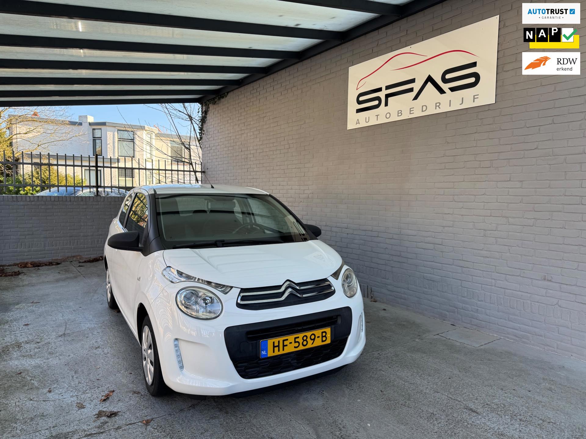 Citroën C1 1.0 e-VTi Live 69pk 3-DRS 2015 Wit
